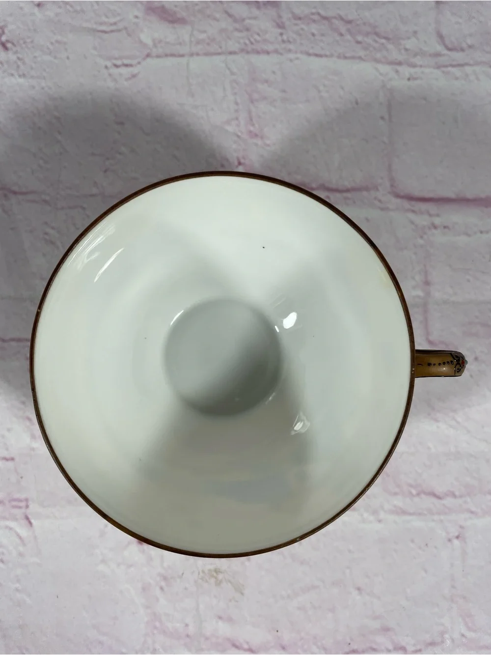 Antique Morimura Nippon Hand Painted Tropical Oasis Teacup and Saucer Set